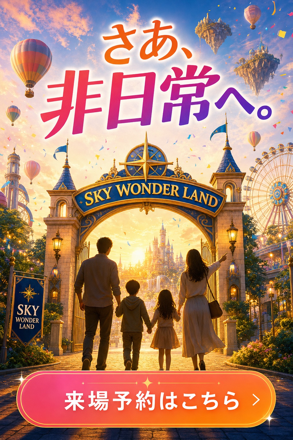 来場予約｜さあ、非日常へ。